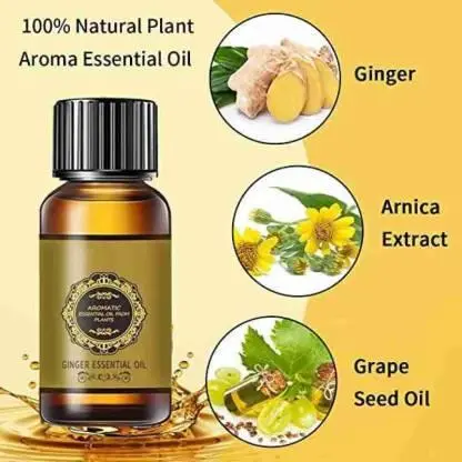 Belly Drainage Ginger Oil, Lymphatic Drainage Ginger Oil (30ML)