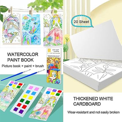 Watercolor Coloring Books