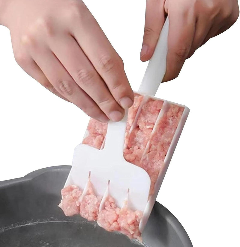 Creative Fritters Hand Cutting Scoop | Creative Kitchen Triple Meatball Maker