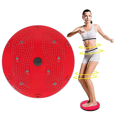 Tummy Twister Useful for Weight Reduction Home gym Fitness equipment (Pack of 1, Red)