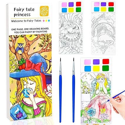 Watercolor Coloring Books